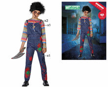 Cargar imagen en el visor de la galería, Disfraz Muñeco sangrieto-Infantil NIño/ Bebé Infantil para Fiesta Halloween Carnaval