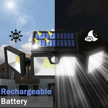 Cargar imagen en el visor de la galería, Luz Lámpara Solar Led Bluetooth Exterior Con Sensor De Movimiento 8w Jardín...