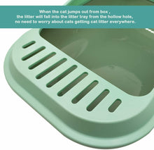 Cargar imagen en el visor de la galería, Bandeja Sanitaria Plástica Gatos con Pala Aseo Arenero Abierto para Mascotas
