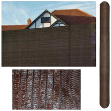 Cargar imagen en el visor de la galería, Malla Ocultacion Jardin Rafia De Poliamida Encubrimiento 80% Sombreo 95% marron