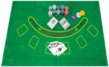 Cargar imagen en el visor de la galería, Set de póker Caja de Metal, 200 fichas de póker, 2 Cubiertas, botón de repartido, Juegos de Cartas Poker chips, Juegos con fichas