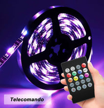 Cargar imagen en el visor de la galería, Tira LED USB 5050 con modo de música TV retroiluminada 3M para dormitorio cocina