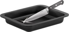 Cargar imagen en el visor de la galería, Bandeja horno universal esmaltada con bordes Rustidera asados 28x22x3.8 cm