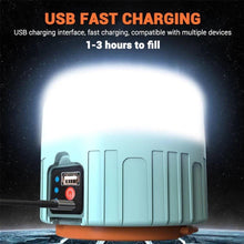 Cargar imagen en el visor de la galería, Lampara de Camping Portátil Manejable Exterior 300Lm 5W Senderismo recargable