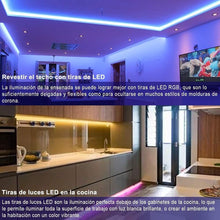 Cargar imagen en el visor de la galería, Tira Led Bluetooth 10m, Luces Led Habitacion Con Ir Control Remoto y Inteligente