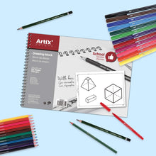 Cargar imagen en el visor de la galería, MP - Block de Dibujo con Recuadro, 20 hojas de 130grs - 33x23 cm