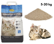 Cargar imagen en el visor de la galería, Arena para gatos para arenero absorbente controla propagacion bacterias 5 kg 8 l