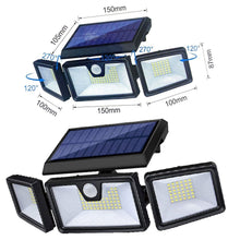 Cargar imagen en el visor de la galería, Luz Lámpara Solar Led Bluetooth Exterior Con Sensor De Movimiento 8w Jardín...