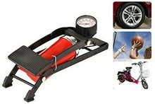 Cargar imagen en el visor de la galería, Bomba de pedal para hinchar ruedas, piscinas coche bici bicicleta ciclo pelota