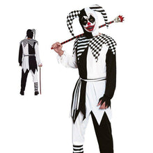 Cargar imagen en el visor de la galería, Disfraz Bufón Siniestro Hombre Adulto para Halloween Carnaval Fiesta Teatro