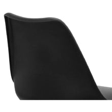 Cargar imagen en el visor de la galería, Silla Pata Madera y Asiento Acolchado, Estilo nórdico 49x56x83 cm