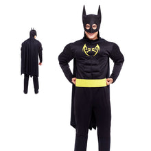 Cargar imagen en el visor de la galería, Disfraz Superhéroe Black Bat Hombre Carnaval Superhéroes adulto