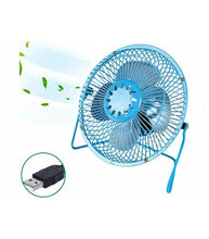 Cargar imagen en el visor de la galería, Mini ventilador Metal silencioso ligero de ordenador USB enfriador ø19 cm