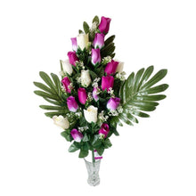 Cargar imagen en el visor de la galería, Ramo de Flores secas Artificiales Cementerio Mesa Decoración Boda hogar regalo