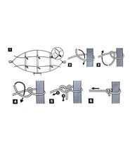 Cargar imagen en el visor de la galería, Hamaca colgante con mosquitera para protegerte de los insectos al aire libre 260 x 140 cm