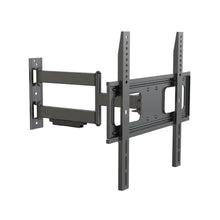 Cargar imagen en el visor de la galería, Soporte de pared para tv con brazo articulado 600x400, 45kg max, 32"-65", 72-450mm, -5ª-+12ª, 180ª