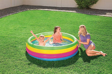 Cargar imagen en el visor de la galería, Piscina Hinchable Infantil 4 anillas colores inflable niños ø1.57 x H46 CM
