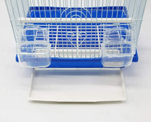 Cargar imagen en el visor de la galería, Jaula Pájaros Metal con Comedero Bebedero Columpio Saltador Cubeta 30x23x39 cm