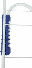 Cargar imagen en el visor de la galería, TENDEDERO METALICO BARANDILLA Balcon O Ventana 105x55x23 cm para Interior O Exte