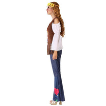 Cargar imagen en el visor de la galería, Disfraz Hippie Adulto Mujer para Carnaval Fiesta Teatro