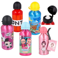 Cargar imagen en el visor de la galería, Botella sport cantimplora aluminio termo agua infantil escuela colegio 400 ml