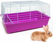 Cargar imagen en el visor de la galería, Jaula Conejo Parque para Conejos Cobayas Mascotas Pequeños con Puerta Superior