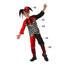 Cargar imagen en el visor de la galería, Disfraz ARLEQUIN Niño Infantil para Carnaval Fiesta Teatro
