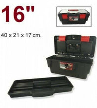 Cargar imagen en el visor de la galería, Caja Para Herramientas Bricolaje Con Bandeja Extraibles De 16"
