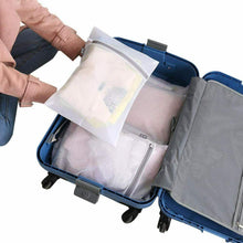 Cargar imagen en el visor de la galería, 3 Bolsas de Lavado poliéster Cremallera Malla Bolsa lavandería Ropa Sucia viaje