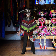 Cargar imagen en el visor de la galería, Disfraz Esqueleto Mexicano Muerte Mexicana Musical Niño Infantil Halloween