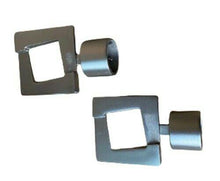 Cargar imagen en el visor de la galería, Barra forja Inoxidable de cortina ø 28 cm varias medidas sus accesorios, soportes, terminales