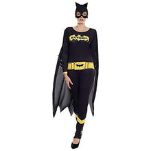 Cargar imagen en el visor de la galería, Disfraz Heroína Bat Girl Disfraz Superhéroe Mujer Adulto Carnaval Halloween Teatro