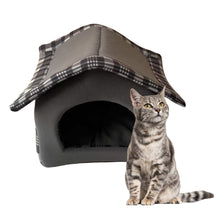 Cargar imagen en el visor de la galería, Casa para Perro Gato Mascota con Cojin, y Cremallera Desmodable