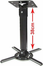 Cargar imagen en el visor de la galería, Soporte de TV a la Techo y Pared Proyector Giratorio 360° Extensible hasta 55cm