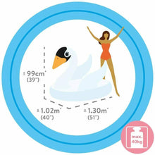 Cargar imagen en el visor de la galería, Cisne hinchable 130x102x99 cm