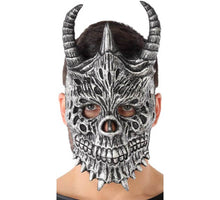Cargar imagen en el visor de la galería, Mascara demonio medieval adultos ni;os hombres mujeres halloween carnaval