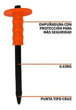 Cargar imagen en el visor de la galería, Cincel con protección mango herramienta de ferretería 250x16 mm