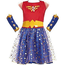 Cargar imagen en el visor de la galería, Disfraz Superhéroe Heroína Wonder Girl Niña Infantil Para Carnaval Fiesta Teatro