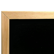 Cargar imagen en el visor de la galería, Pizarra blanca Y negra esmaltada con marco de madera varia medida