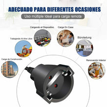 Cargar imagen en el visor de la galería, Cable alargador de enchufe electrico Extensible con PROTECCIÓN 2,3,4,5,10,15 m