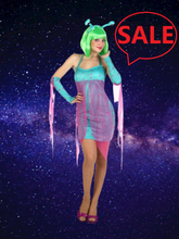 Cargar imagen en el visor de la galería, Disfraz Alien de Mujer Adulto para Carnaval Fiesta