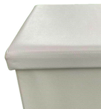 Cargar imagen en el visor de la galería, Baúl Puff Taburete Almacenaje Plegable Caja Asiento Banco de Almacenamiento
