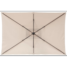 Cargar imagen en el visor de la galería, Sombrilla Parasol 2 x 3 m Con Manivela Inclinabre Tubo aluminio ø 48 mm y Tela Poliéster 200 gr ParaTerraza Jardin Camping