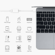 Cargar imagen en el visor de la galería, Adaptador TIPO C a OTG,Tipo-C a USB, Adaptador Thunderbolt 3 a hembra MacBook