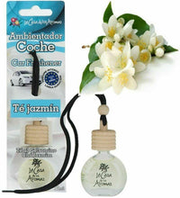 Cargar imagen en el visor de la galería, Ambientador de Coche difusor Colgador Botella 10 ml de líquido, tapón de Madera