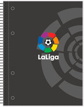 Cargar imagen en el visor de la galería, Cuaderno A4 Espiral con Anillas La Liga apa Extradura y Resistente Cuadriculado 4x4 120 Hojas Microperforadas Uso Escolar para Estudiantes