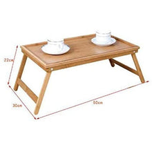 Cargar imagen en el visor de la galería, Mesita Bandeja Plegable para Cama, mesita para desayunos con Patas Plegables
