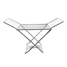 Cargar imagen en el visor de la galería, Maxia Market - Tendedero de Ropa Plegable Resina Plástico Blanco 20 m, Soporte para Tender Ropa, Interior o Exterior