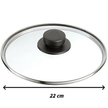 Cargar imagen en el visor de la galería, Tapadera de Vidrio Tapa para Olla Inoxidable Cocina Cacerola Sarten Cristal