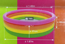 Cargar imagen en el visor de la galería, PISCINA HINCHABLE 4 AROS SUNSET 1.68 X 46 CM